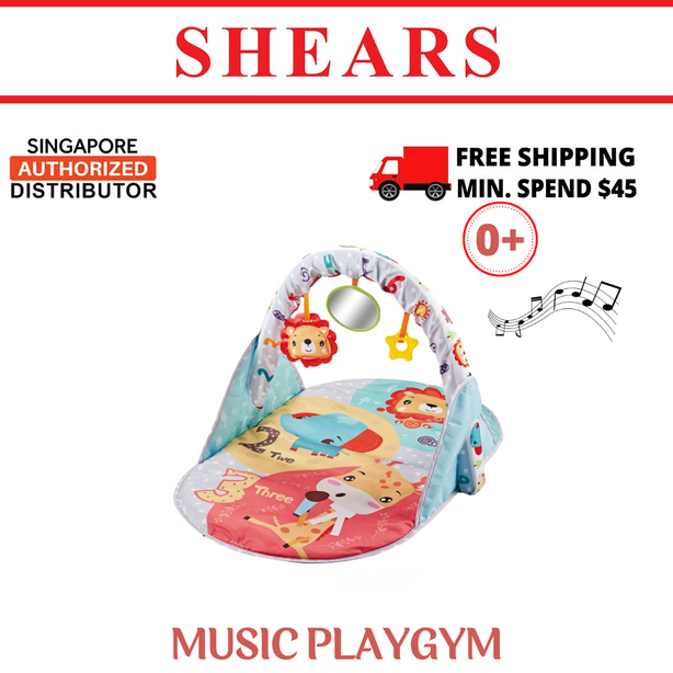 Shears Play Gym Single Bar Baby Play Mat Music Playgym SPG3392