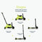 smarTrike Xtend Ride-on Scooter (Lime)