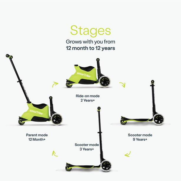 smarTrike Xtend Ride-on Scooter (Lime)