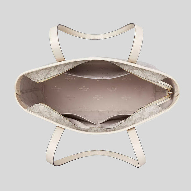 Kate Spade Spade Flower PVC Tote Dark Beige RS-KG086
