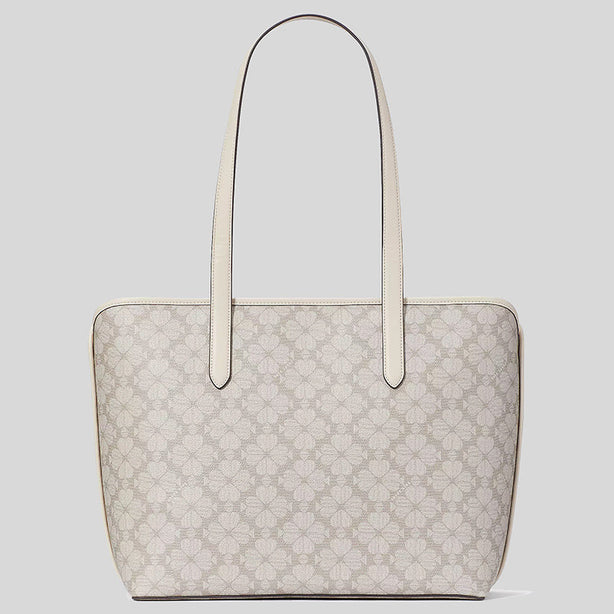 Kate Spade Spade Flower PVC Tote Dark Beige RS-KG086
