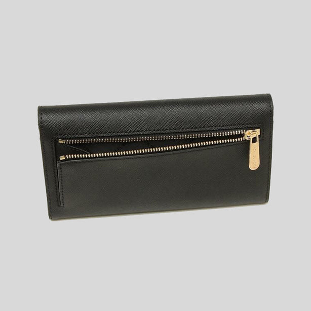 Michael Kors Jet Set Travel Large Trifold Wallet Black RS-35S8GTVF7L