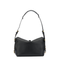 Saddle Bag Small Cowhide Leather Shoulder Bag - Black