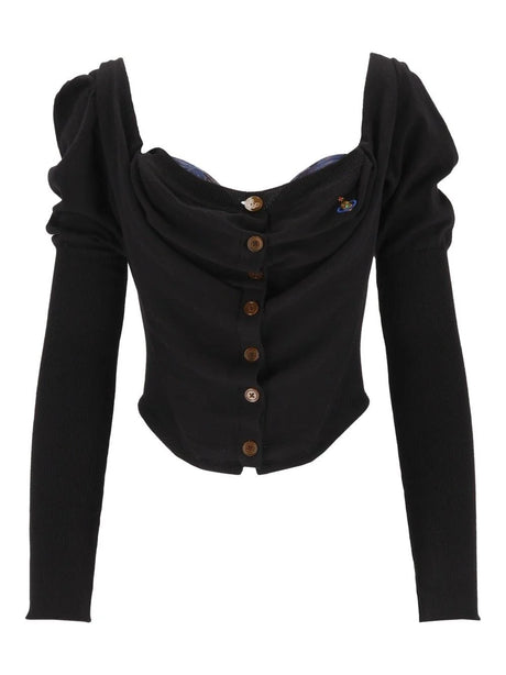 Vivienne Westwood Bea Corset Cardigan - Black