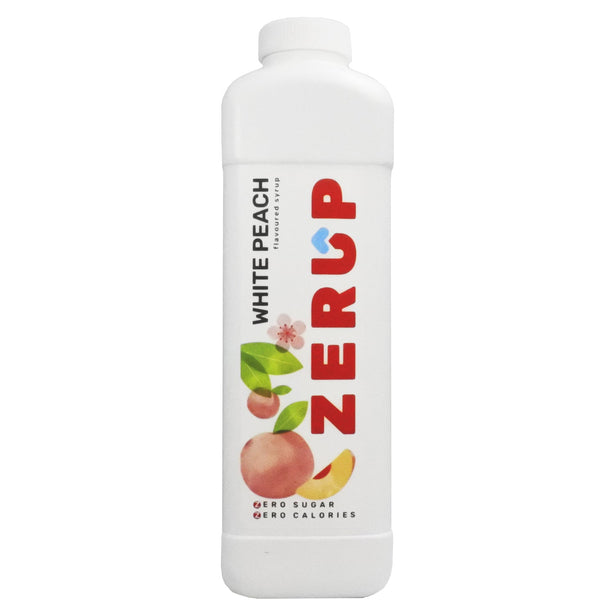 Zerup Zero Sugar White Peach Syrup 1L