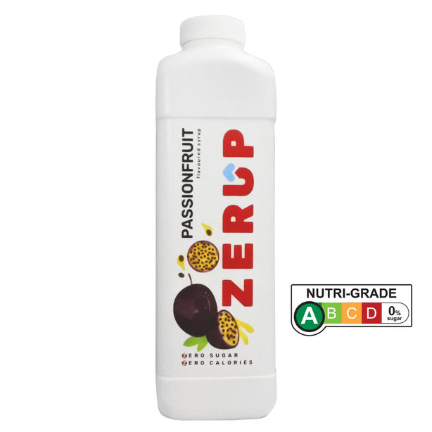 Zerup Zero Sugar Passionfruit Syrup 1L