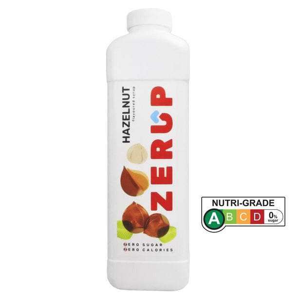 Zerup Zero Sugar Hazelnut Syrup 1L