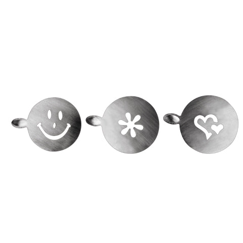 Ibili S/S Cocoa Stencils Set Of 3 Ø10Cm