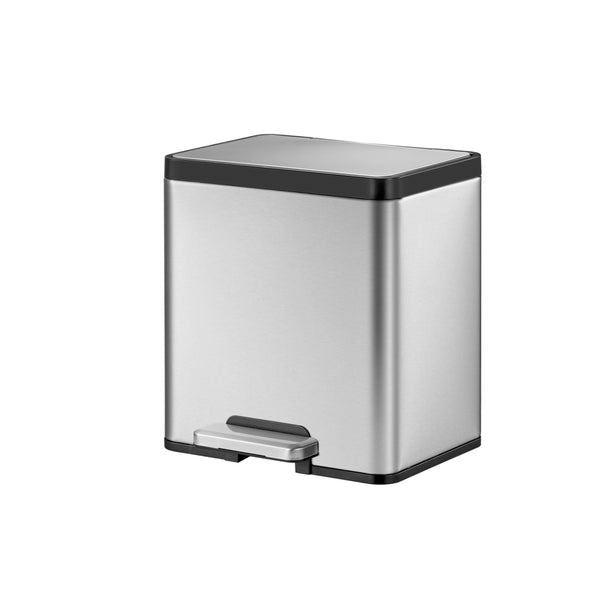 Eko Rectangle Step Bin With Soft Closing 10L Ecocasa Ii