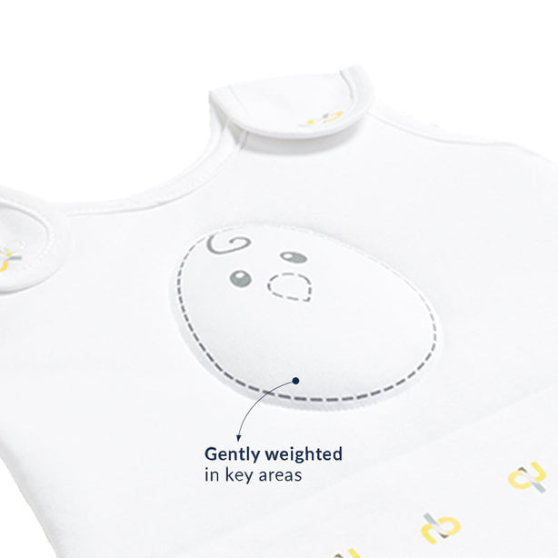 Nested Bean Zen Sack Classic Baby Swaddle Blanket - Monogram Gold