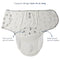 Nested Bean Zen Swaddle Newborn Premier - Deepsea Divers (One Size)
