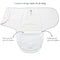 Nested Bean Zen Swaddle Newborn Classic - Monogram Gold (One Size)