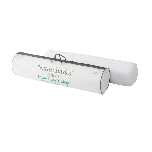 Nature Basics Hotel Line Snow Fibre Bolster