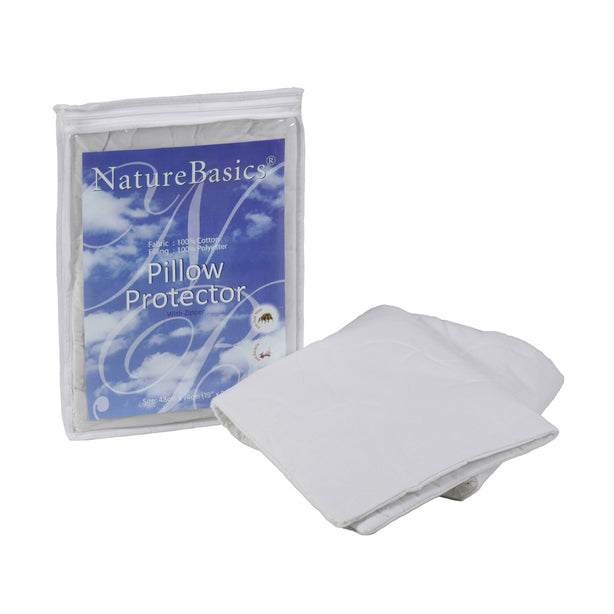 Nature Basics Anti-Dustmite 100% Cotton Pillow protector