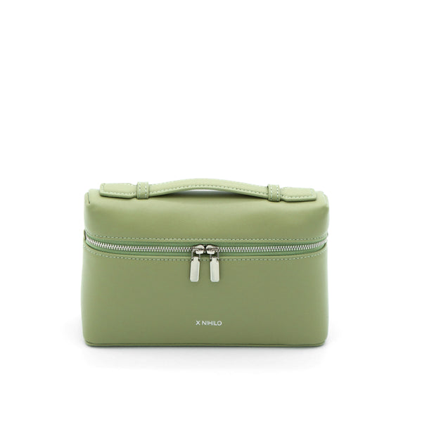 X Nihilo Number 2 Top Handle Leather Crossbody Bag Juniper Green