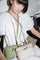 X Nihilo Number 2 Top Handle Leather Crossbody Bag Ivory White