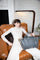 X Nihilo Number 5 Leather Handbag Work Bag Charcoal