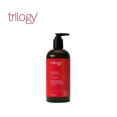 Trilogy Botanical Body Wash with Rosehip, Kawakawa to Cleanse & Hydrate Skin (All Skin Types) 500ml