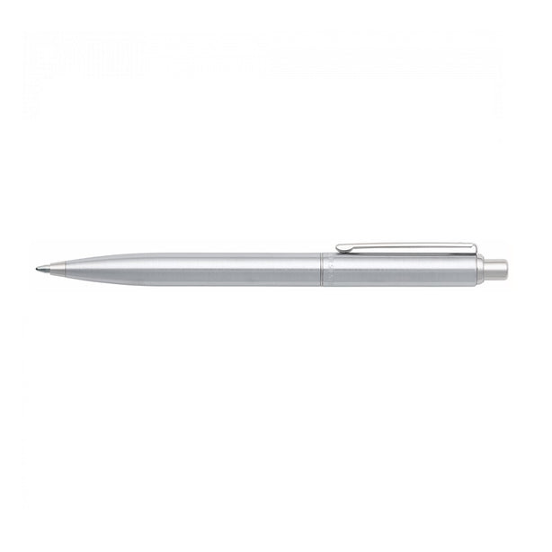 -- Sheaffer Sentinel Brushed Chrome Barrel & Trim Ballpoint Pen