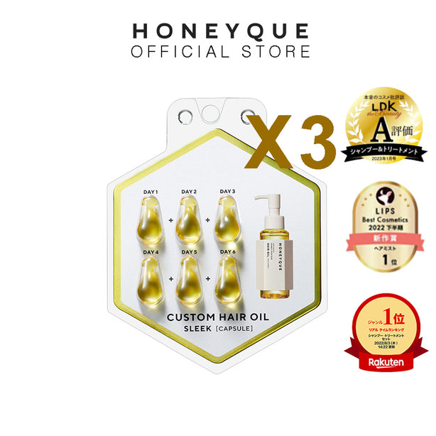 Honeyque Deep Repair Sleek Hair Oil (3 Packs)