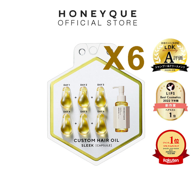 Honeyque Deep Repair Sleek Hair Oil (6 Packs)