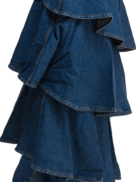 AlaïA Spiral skirt - Blue