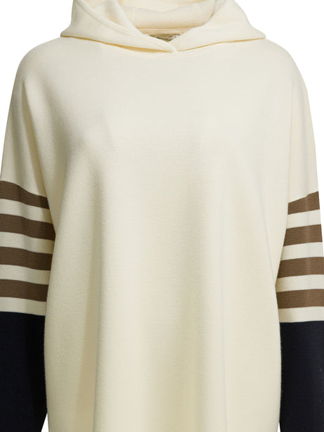 Virgin Wool Hooded Sweater
