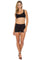 Plié Emana®️ Boxer with Waistline Strap Black