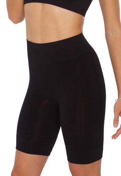 Plié Emana®️ Bermuda-Style Biker Panty Black