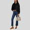Chloe Small Woody Tote Bag White Brown RS-CHC22AS397I2690U