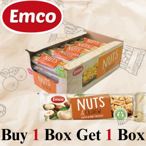 Emco Nut Bar (Cashew) Buy 1 box Get 1 box Free