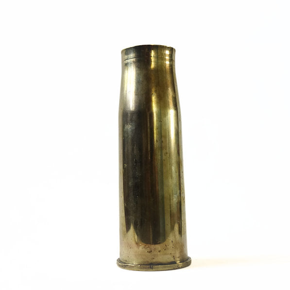 Mobler Vintage authentic medium cartridge case with original engraving 45308 from Sweden mid-century in brass