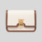 Burberry Two-Tone Canvas and Leather Small TB Bag Natural/Malt Brown RS-8071617