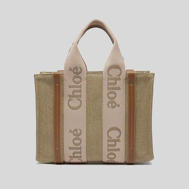 Chloe Small Woody Tote Bag Blushy Beige RS-CHC23AS397L1726Y