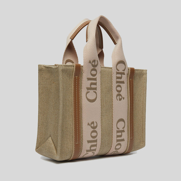 Chloe Small Woody Tote Bag Blushy Beige RS-CHC23AS397L1726Y