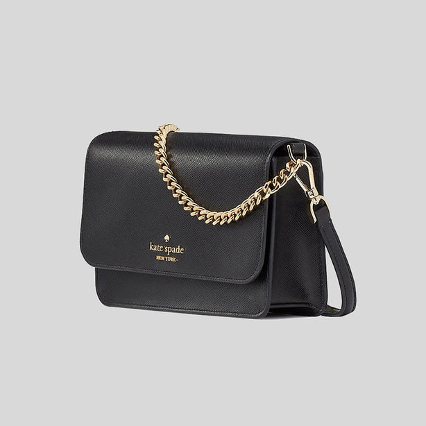 Kate Spade Madison Small Flap Crossbody Black RS-KC586