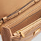Tory Burch Mini Kira Chevron Top Handle Chain Wallet Desert Dune 152356