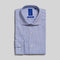 Highr, Dark Blue Dobby, Long Sleeve Shirt