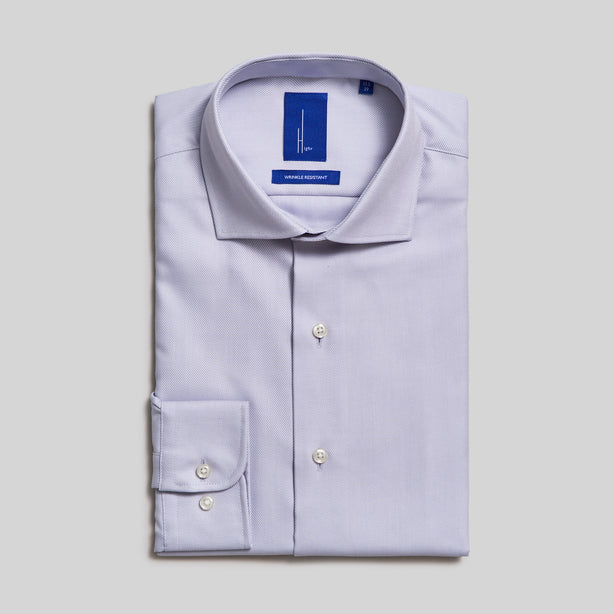 Highr, Light Grey Twill, Long Sleeve Shirt