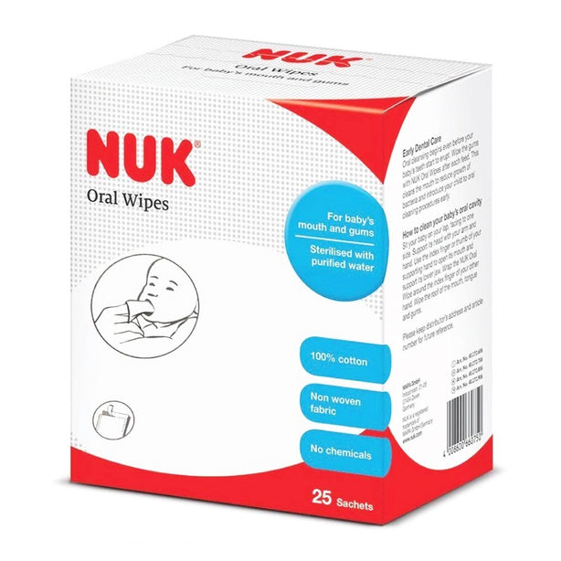 NUK Oral Wipes - 25 Sachet/ Box