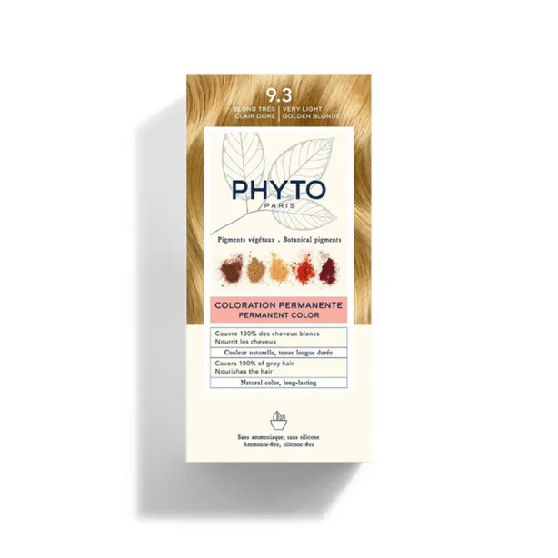 Phyto Permanent Color Kit - 9.3 Very Light Golden Blonde