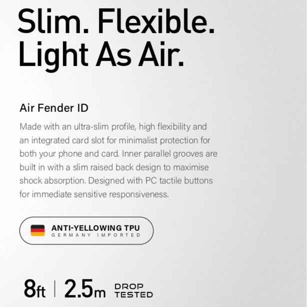 UNIQ Air Fender ID Hybrid For iPhone 15 Phone Case