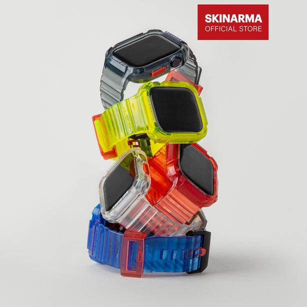 SKINARMA Saido 45/44mm One piece Apple Watch Strap + Case 2 in 1