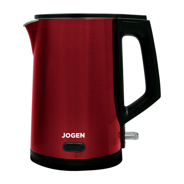 Jogen KE 4211 Electric Stainless Steel Kettle 1.7L 2200W Keep Warm (Red)