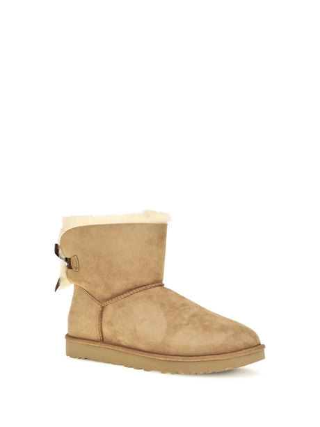 Ugg Mini Bailey Bow II Boots - Chestnut