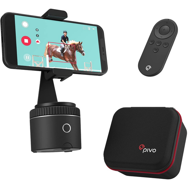 Pivo Active Starter Kit - Fast Auto Tracking Smart Phone Holder Power By Ai - 360 Rotation Camera Stand