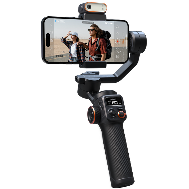 Hohem iSteady M6 Kit 3-Axis Structure Smartphone Gimbal with Magnetic Fill light Integrated with AI Tracking Module