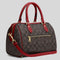 COACH Rowan Satchel In Signature Canvas Brown 1941 Red RS-CH280