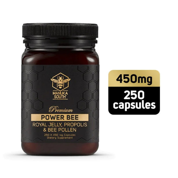 Manuka South Power Bee with Royal Jelly Propolis Bee Pollen Immunity Energy Skin