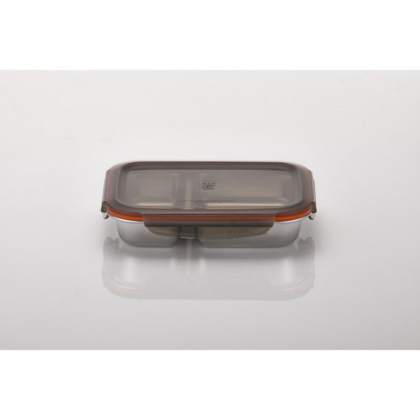 Cuitisan Partition Rect No 3 ( 2 compartment ) 700ml